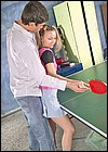 Horny pigtailed girl plays table tennis and gets fucked