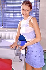 Innocent teen posing for the first time and showing it all