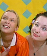 Cute teen watches how her friend gets toyed and fucked hard