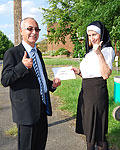  Filthy British nun fucked hard by the horny senior Jimslip