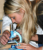 Sexy blonde student beauty stuffed by an older male teacher