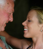 Perfect blonde hottie gets fucked by an older horny man