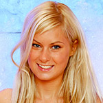 Tiny blonde teenie showing her tight and sexy body parts