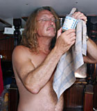 Two teenage stunners pleasing a dirty senior man orally