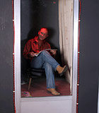 Cute brunette teenager pays a visit to a male prostitute