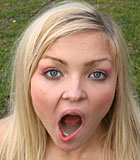 Petite blonde teenie girl enjoying two old biker penises