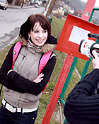 Teenage brunette gets fucked by an unknown horny stranger