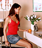 Naughty teenage babe riding a senior doctor his erection