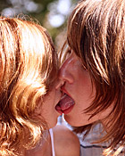  Barely legal teenage brunette gets pounded hard outdoor