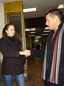 Teen in red lingerie gets double penetrated by two guys