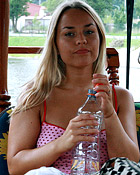  Willing blonde teen surprises the senior captain with sex