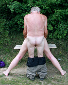 Peeking at enormous breasts on hot blonde brings senior sex