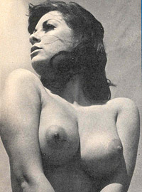 Voluptuous vintage sixties model June Palmer posing nude