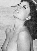 Voluptuous vintage sixties model June Palmer posing nude