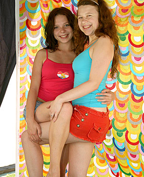 Two innocent eighteen year old girls loving it really dirty