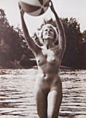 Several nudists from the sixties showing it all outdoor