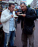 Prostitute with a big ass fucking a tourist till he cums