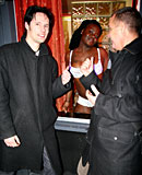 Naughty ebony prostitute pleasing a horny Amsterdam tourist