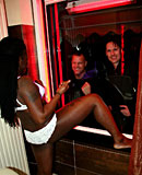 Naughty ebony prostitute pleasing a horny Amsterdam tourist