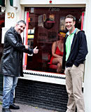 Amsterdam hooker with massive tits pleasing a tourist cock