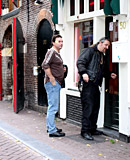 Curvy milf hooker helps a tourist to release his cum load