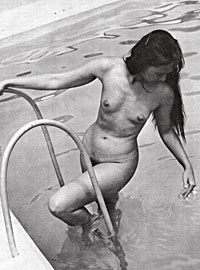 Several vintage teenagers showing their fine body parts