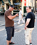 Asian hooker making money of a Danish tourist and his cock