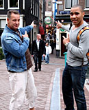 Busty Spanish slut gets a tourist to please all the way