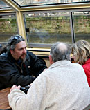 Russian old guy and his wife fucking a real window hooker