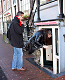 Amsterdam hooker gets paid to fuck a tourist his brains out