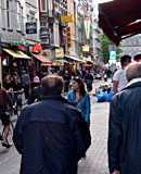 Blonde hooker fucked by a tourist and gets cum on her face