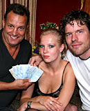 Blonde hooker fucked by a tourist and gets cum on her face