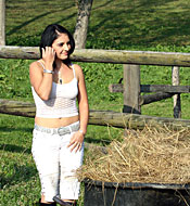 Perfect teenage beauty seducing this horny senior at work