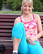 Teen with small tits having messy sticky facial in Amsterdam