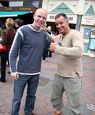 Experienced old hooker pleasing a German tourist his cock