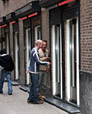 Experienced old hooker pleasing a German tourist his cock