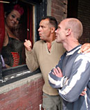 Experienced old hooker pleasing a German tourist his cock