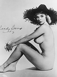 Topless dancer Candy Barr showing her fine natural body