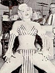Topless dancer Candy Barr showing her fine natural body