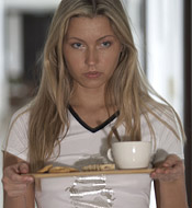 Horny senior fucking his sexy willing maid hardcore in bed