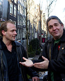 A sex tourist gets a horny massage at red light district