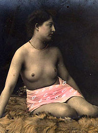 Vintage naked babes on postcard from the thirties pictures