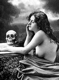 Horny vintage fantasy nude chicks posing for the camera