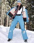 Very hot teenage sweetie loves cold masturbating outdoors