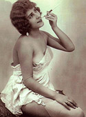 Few very hot smoking vintage chicks posing nude with sigaret