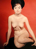 Some very real vintage pinup girls are posing nude solo