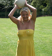 One very lucky gardener gets to fuck two younger hotties