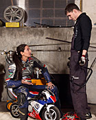 Shy teenage biker chick fucks the horny mechanic hardcore