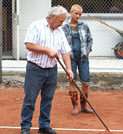 Old senior tennis club fucker shagging willing teenager