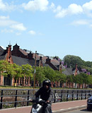 A sexy hooker has sex in the red light district hardcore